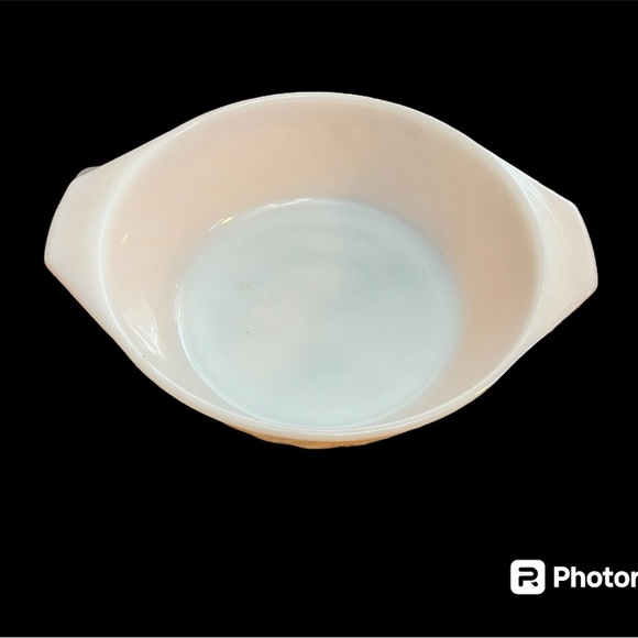 Anchor Hocking Fire King Copper Tint Swirl Casserole Dish - Picture 2 of 5